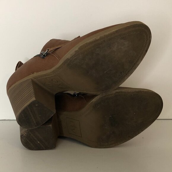 DV by DOLCE VITA Boots Women's Size 7 Brown Ankle Booties Faux Leather - Picture 7 of 14